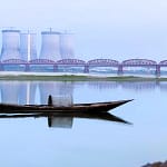 Padma River Bangladesh, Boat, Bridge